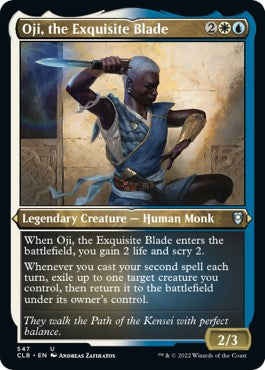 Oji, the Exquisite Blade (Foil Etched)