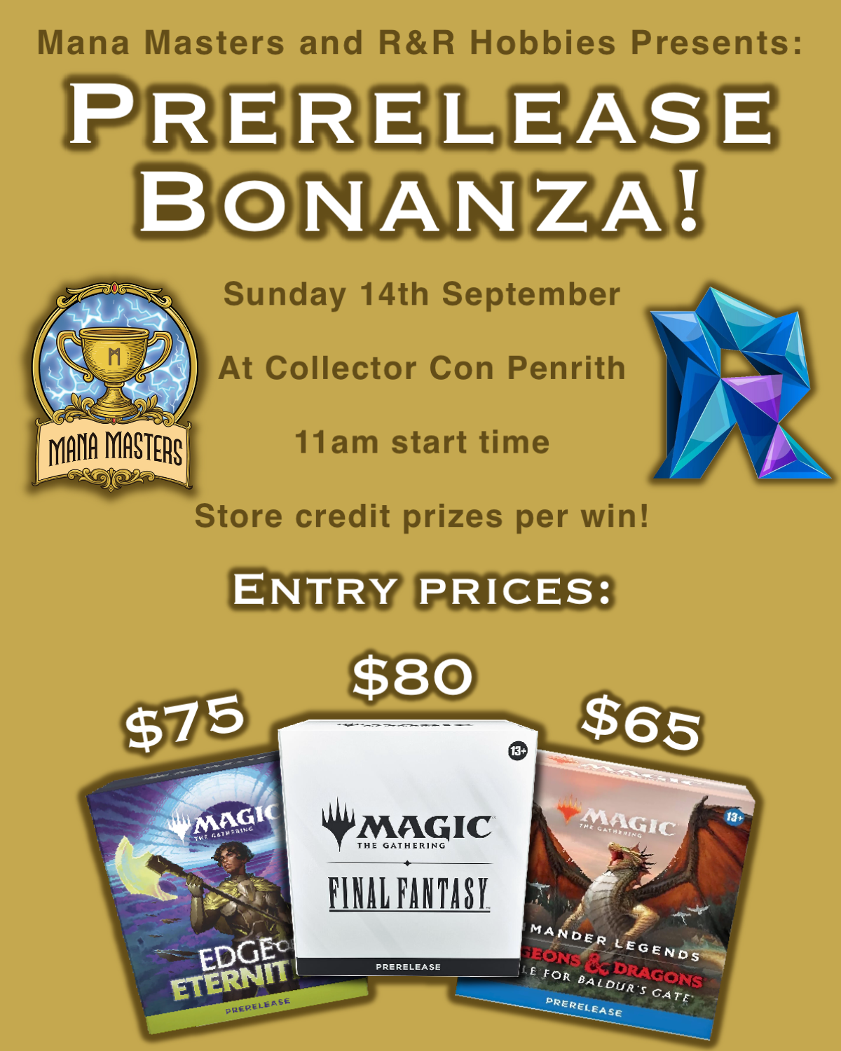 Collector Con - MTG Re-Prerelease Bonanza Event 14 September 2025